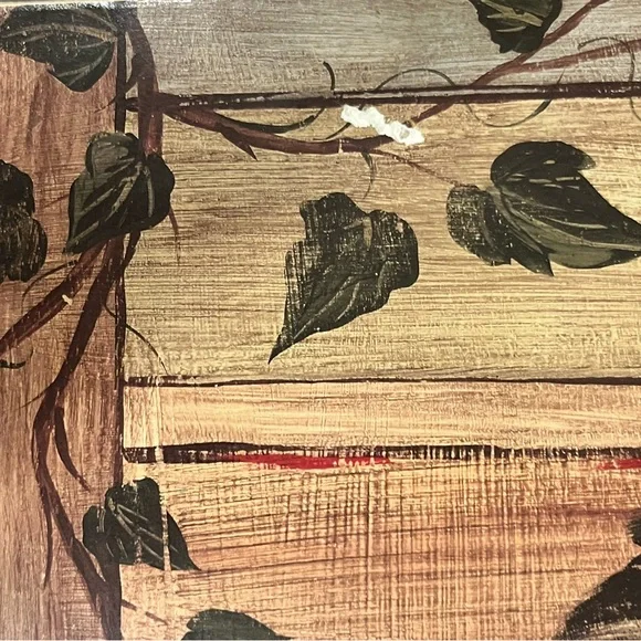 Red and Black Rooster Painting Art - Picture 3 of 9